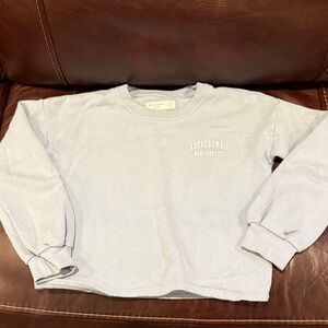 Abercrombie Kids Light Gray Long Sleeve Tee